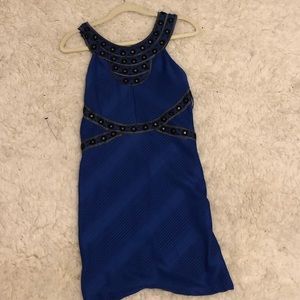 Free people blue mini dress